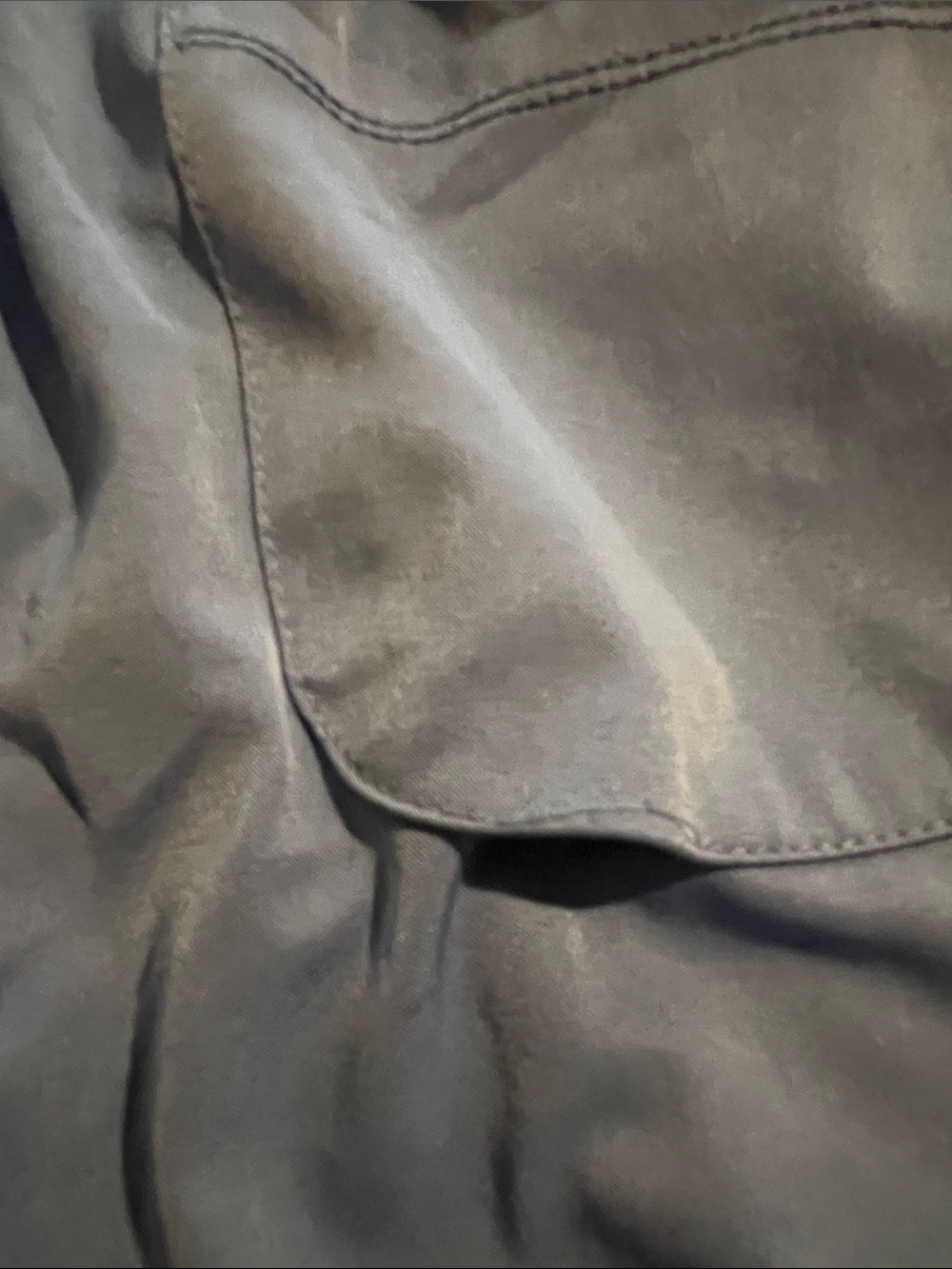 Light Blue Utility Drawstring Scrub Pants - Picture 8 of 9